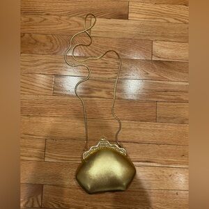 Élan Vintage Gold and Diamond Evening Clutch